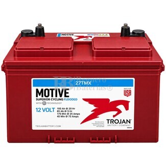 Bater�a Trojan 27TMX 12V 117Ah C100 | Ciclo Profundo 